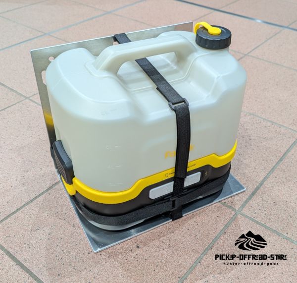 Universeller Kanister Halter mit Befestigungsband